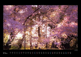 弘前公園さくらカレンダー2月